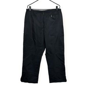 Nike Men's Nylon Track Windbreaker Sweatpants Black Size Large (12-14)